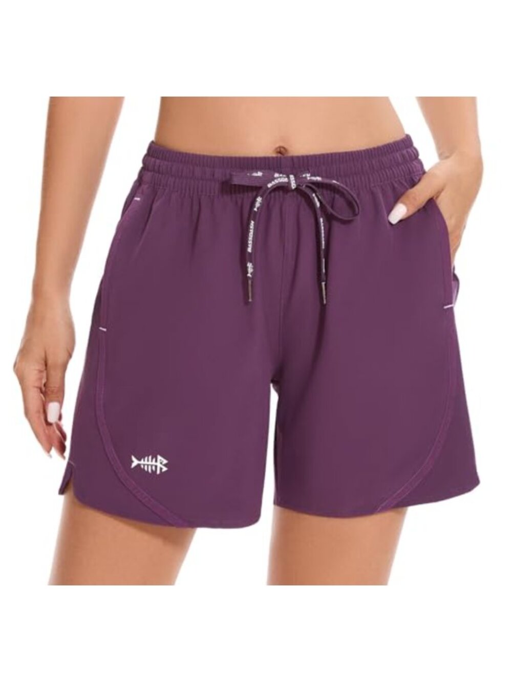 Women's Fishing Shorts UPF 50+ Water Resistant Quick Dry Athletic Hiking Shorts